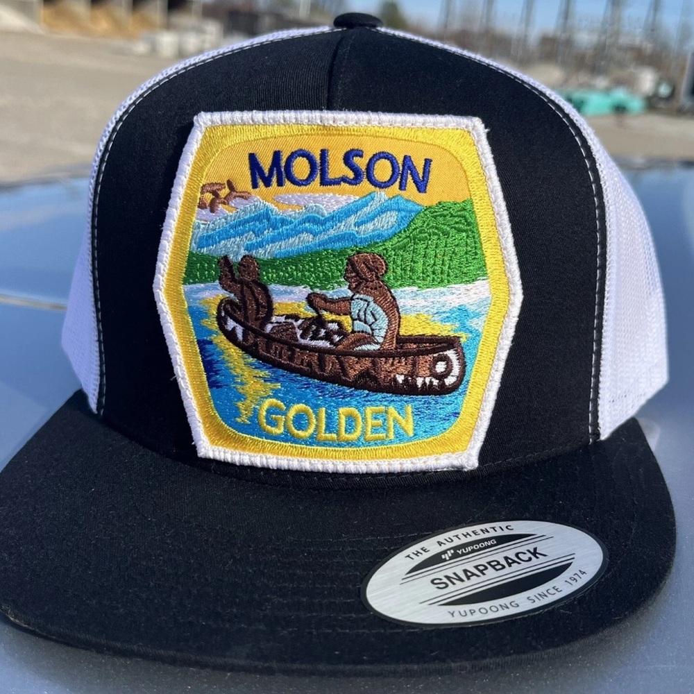 Molson Golden Beer Snapback Trucker Hat
